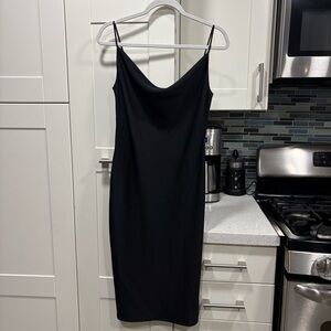 Aritzia Babaton cowl neck midi dress